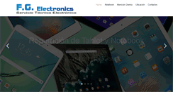 Desktop Screenshot of fgelectronics.com.ar